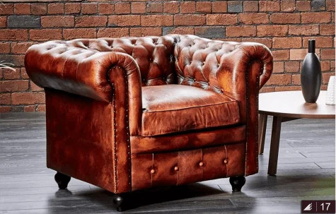 Poltrona Chesterfield Poltronas decorativas