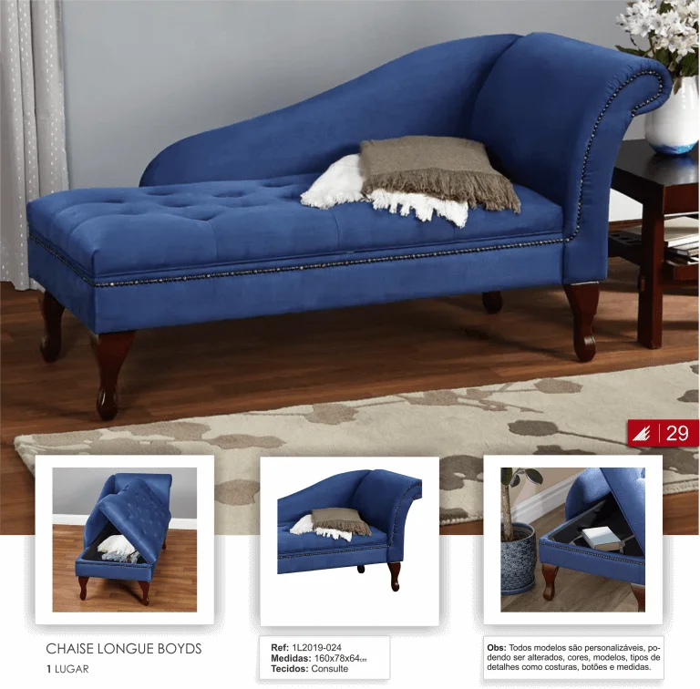 Chaise Longue Boyds 1 lugar