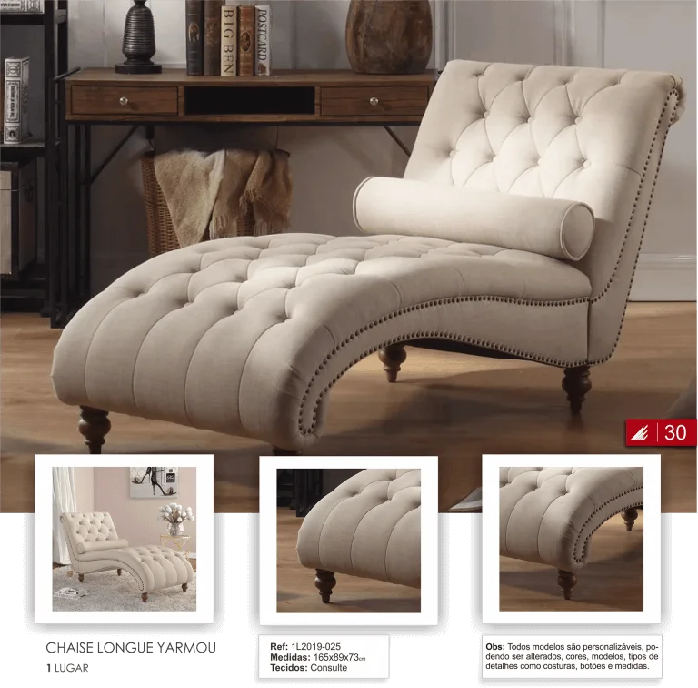 Chaise Longue Yarmou 1 lugar