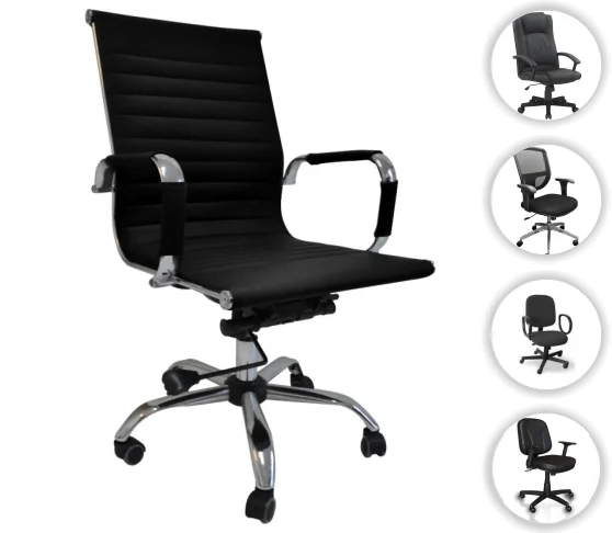 Reforma cadeiras de escritório