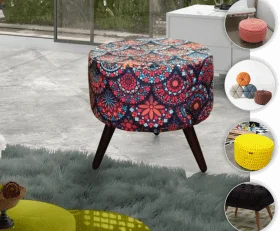 Reforma de puff decorativo