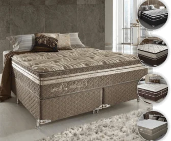 Reforma cama box queen