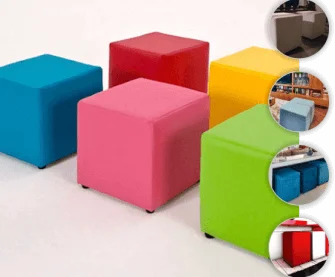 Reforma de puff quadrado